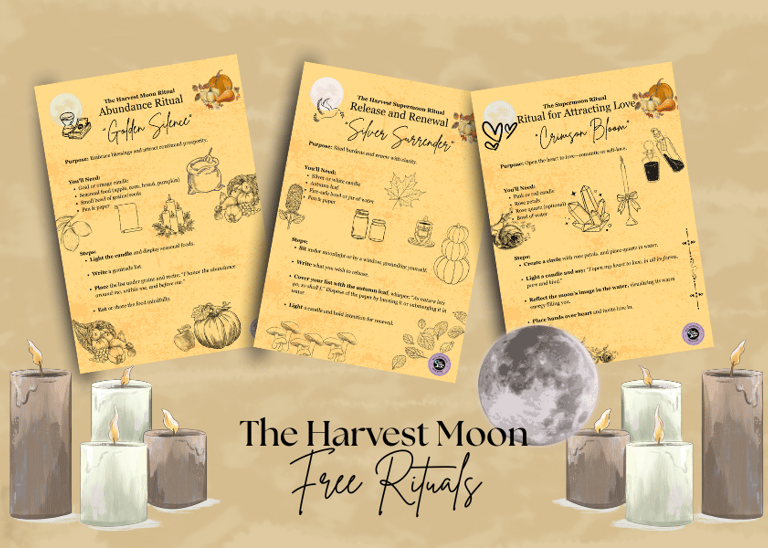 Free Harvest Full Moon Rituals Soul Sisters Tarot