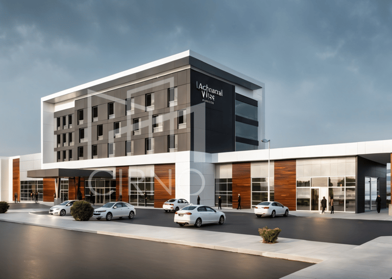 Hotel in Eagle river designed by Cirno design