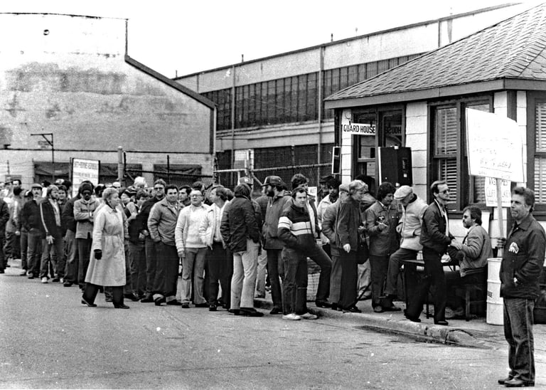 White Farm workers' last pay day