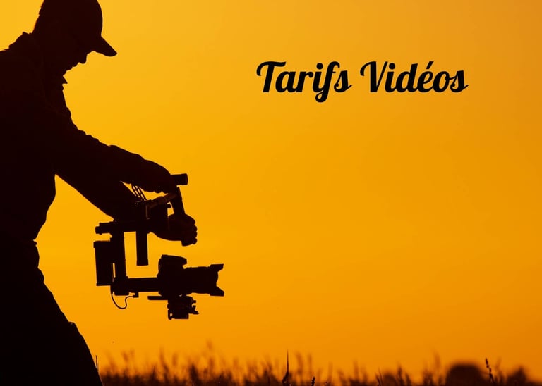 tarifs vidéos