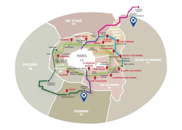 grand paris express carte