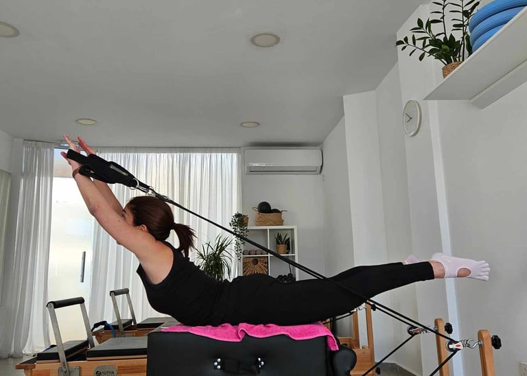 stretching on the reformer 