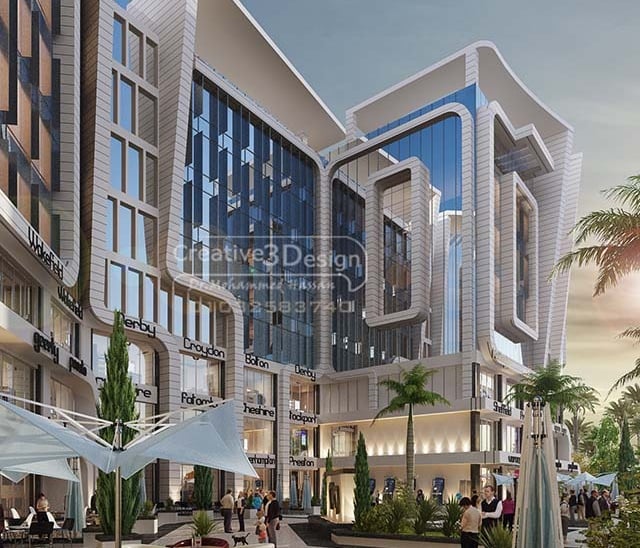 شاهد افكار تصميم مبهرة للمحلات التجارية مع المباني الادارية