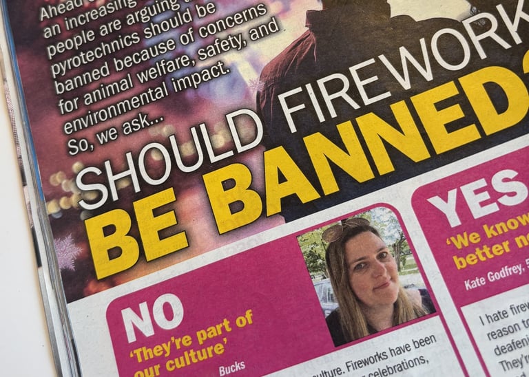 Example of debate in Take a Break Magazine