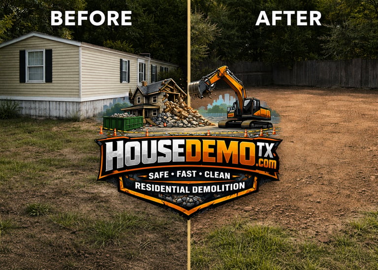 Mobile Home Demolition Beaumont TX