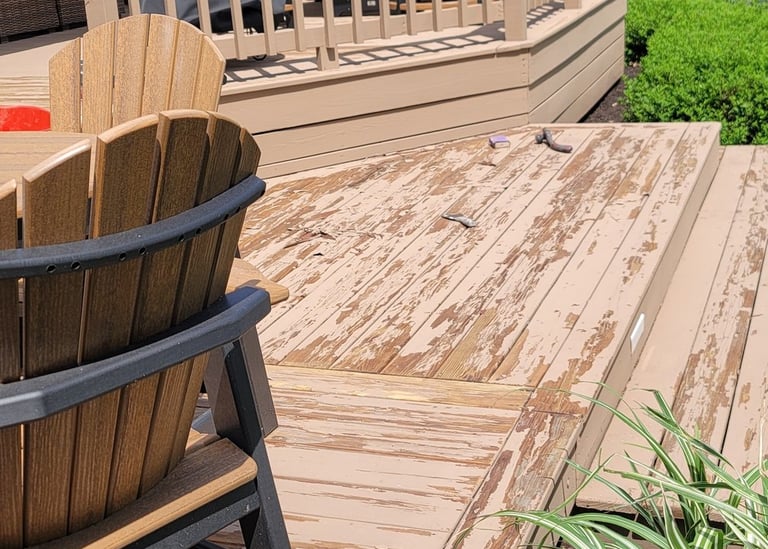 American Painting Specialist Fort Wayne, Indiana. Deck Cleaning and Refinishing.
