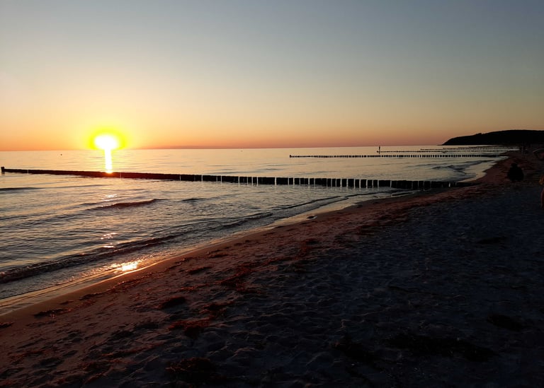 Hiddensee Sonnenuntergang