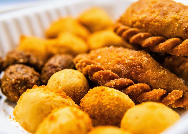 empanadas and Brazilian and Argentinian food