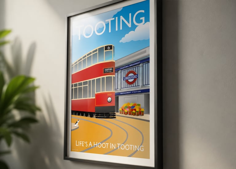 Vintage Tooting poster