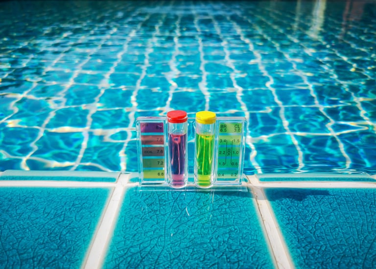 test eau piscine