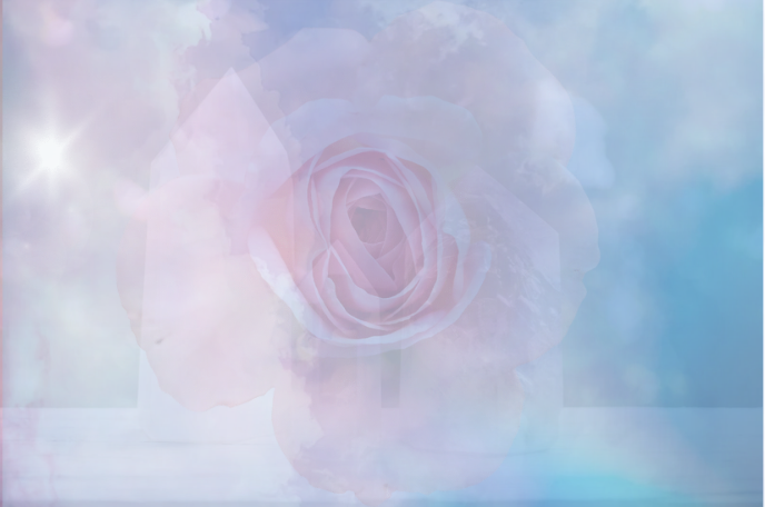 soft, layered, feminine rose of healing