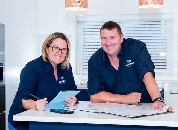 Amanda and Bryce, Qualitas Builders