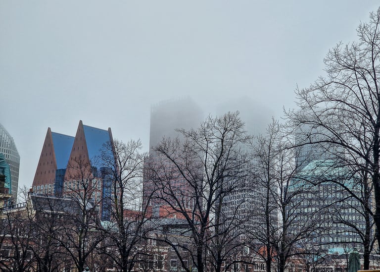 Plein Den Haag skyline