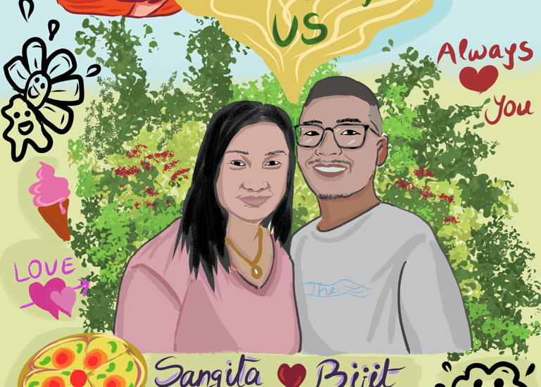 Custom Art- Couple story