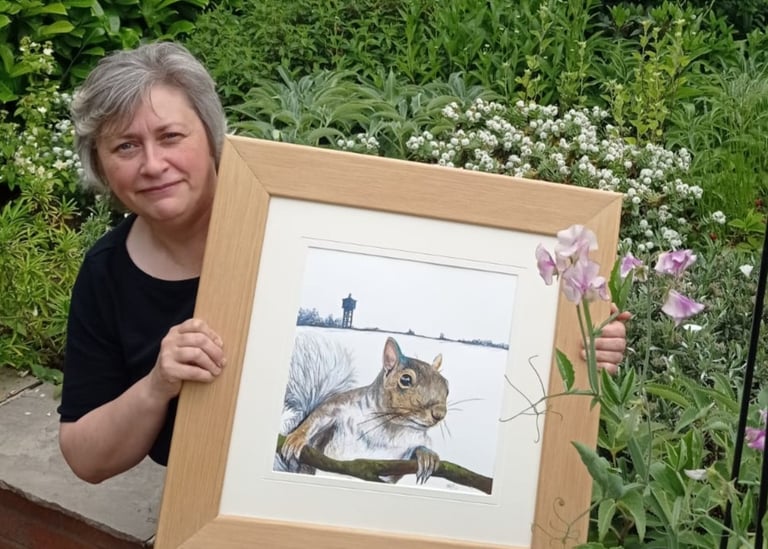 Vicky Whitlam owner of Whitlam Framing
