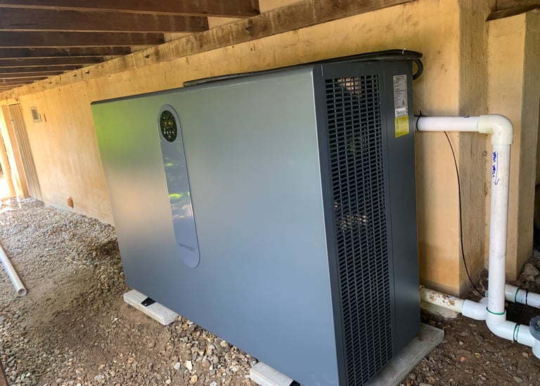 swimming pool heat pump to extend season