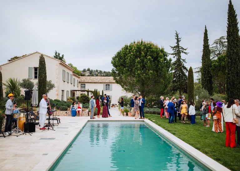 présence de la wedding planner B free Events le jour J du mariage en Provence