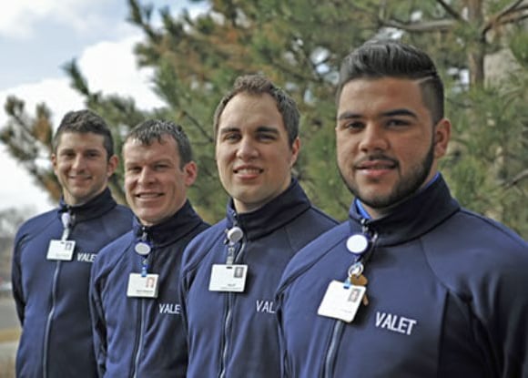 Unistaff valet staff providing parking services for events