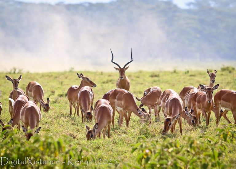 Impalas at Lake Nakuru National Park, Kenya