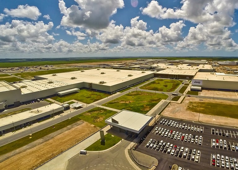 Piso industrial com fibras para concreto