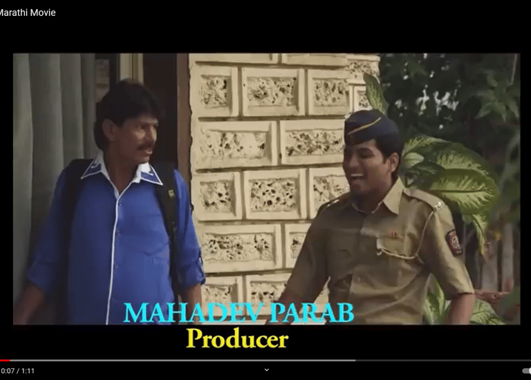 As a comedy Havaldar in Marathi Film with Star Comedian Johny Rawat 