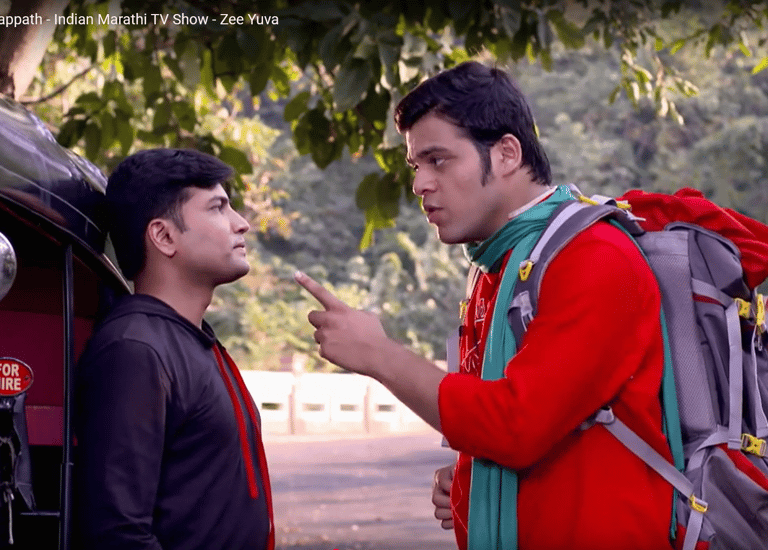 Shared screen with Great Actor Kshitish Date in 'Deva Shappath' on 'Zee Yuva'