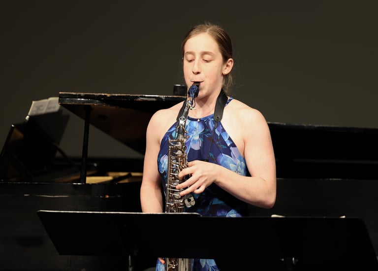 Hannah Wolkowitz at Senior Recital