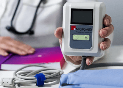 Monitoramento com Gravadores de MAPA e Holter da Micromed.