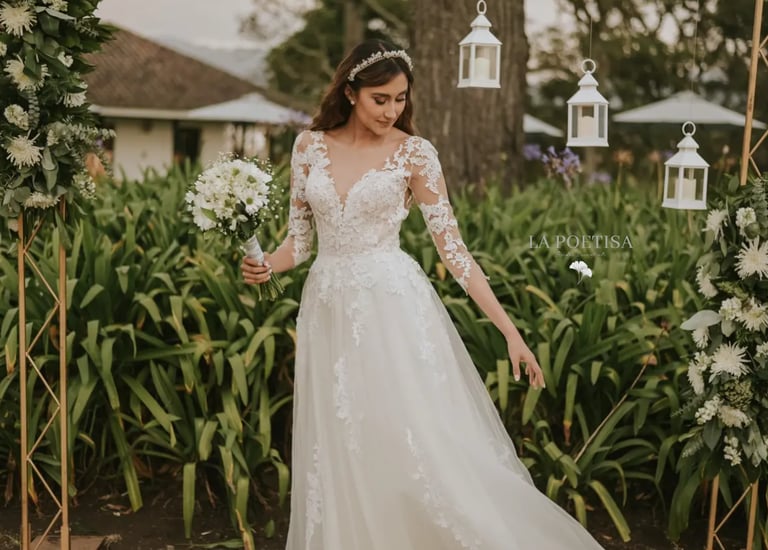 vestido de alquiler para matrimonio en Bogotá