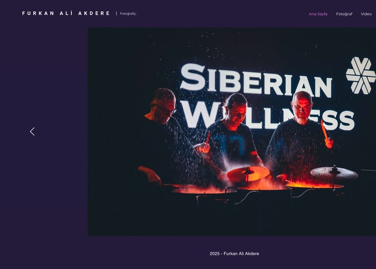 Furkan Ali Akdere Kişisel Web Sitesi Yapımı