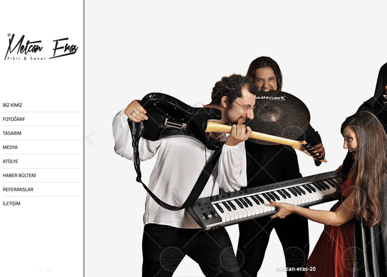 Metcan Eras Web Sitesi Yapımı