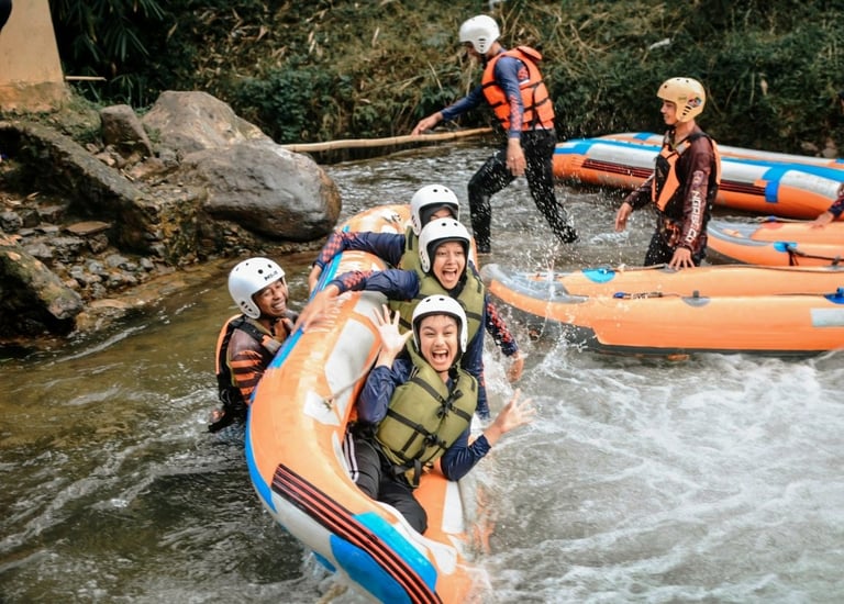 rafting lembang