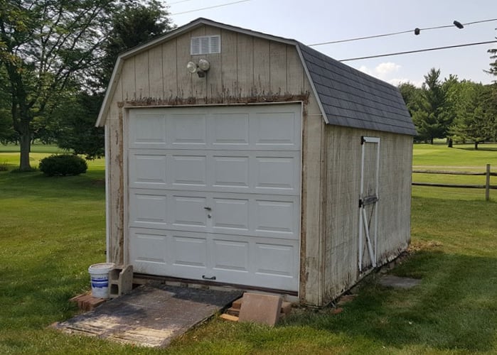 Fast, affordable old shed removal service. We safely tear down and haul away unwanted sheds in Massachusetts & Rhode Island.