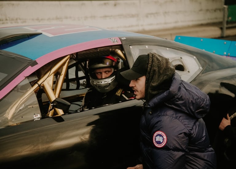 jason friday and jack davidson nascar euro series testing