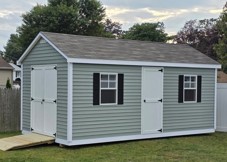 Custom shed under construction using high-quality, durable materials by Imperial Custom Sheds