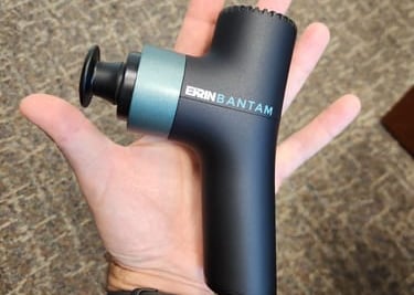 Compact and portable massage gun for quick muscle relief