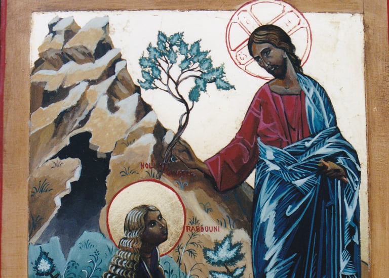 Icône réalisé sur commande par l'artiste France CRUSE.