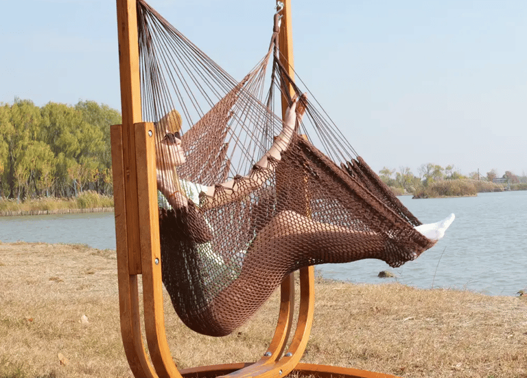 The Caribbean hammock chair and stand set