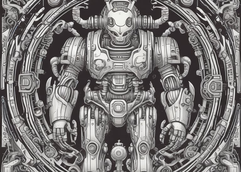 Bright, dynamic panel showing a superhero soaring above the city skyline.