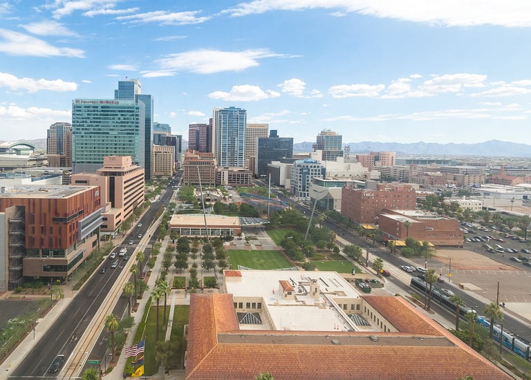 Cityscape of Phoenix, AZ
