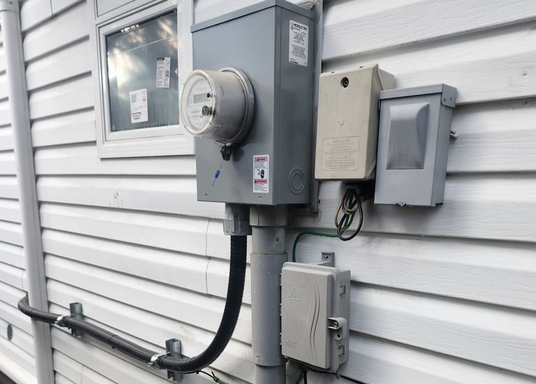 residential service 200A meter underground bc hydro