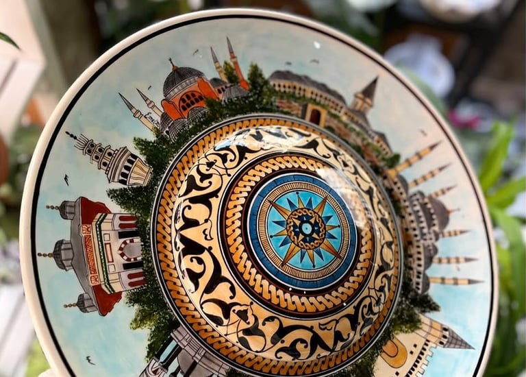 Emel Yılmaz çini, çini sanatı, çini, Fatih eserleri