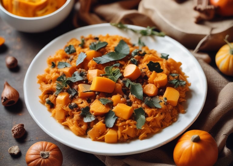 foto di qualcosa con la zucca