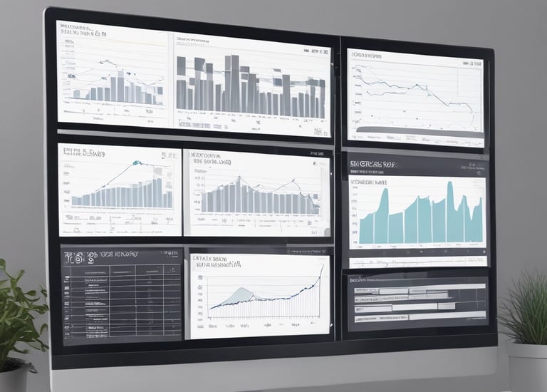 una imagen de analítica de datos moderna