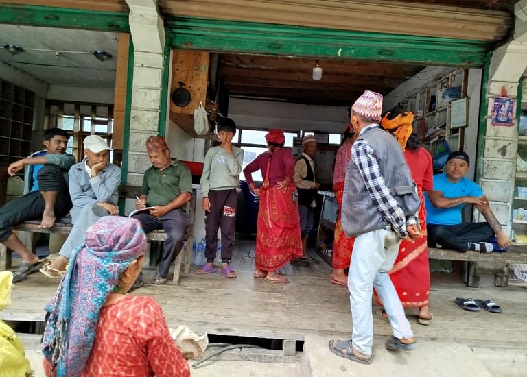 farmers and cooperative staff