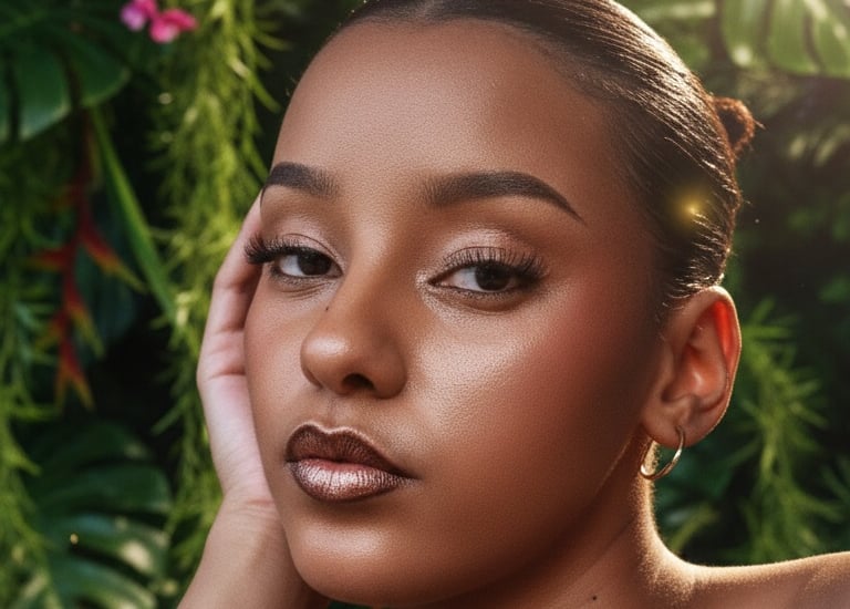 Angel posing for a picture