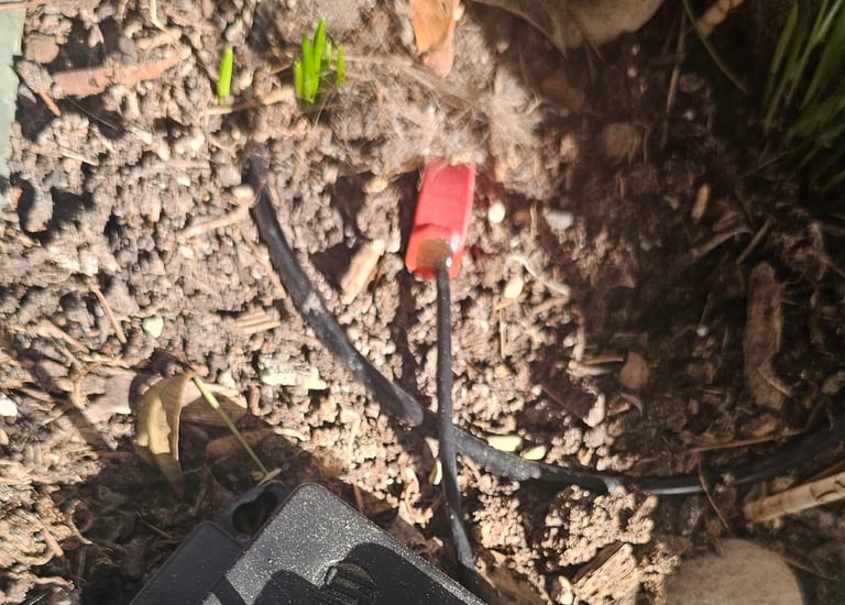 a radio receiver with wires and wires connected to a radio