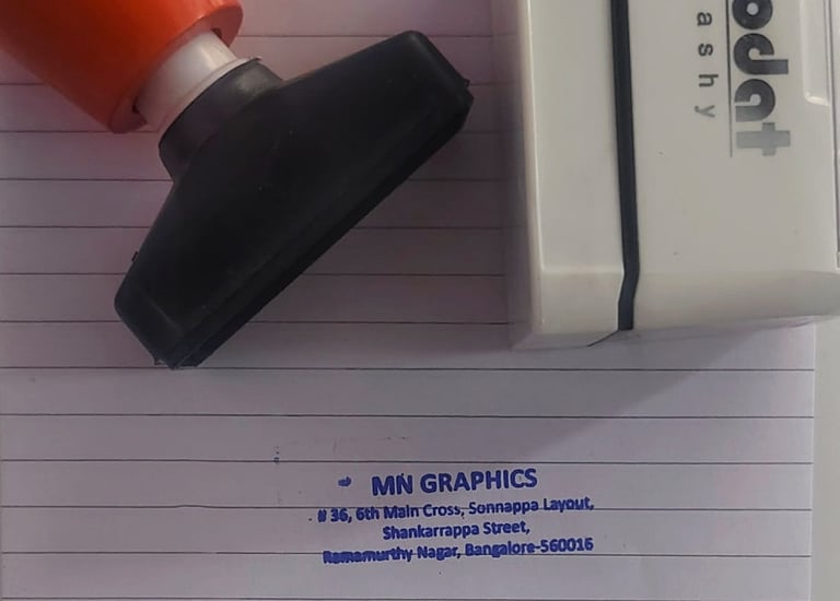 Example of address seal.