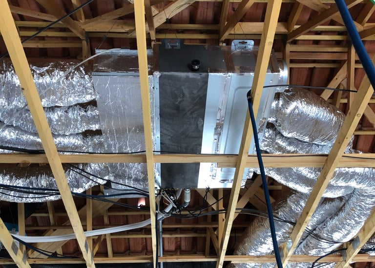 Chauffage et climatisation par un gainable