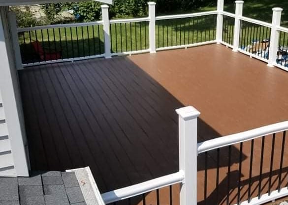 AG's General Contractor finished outdoor deck project
